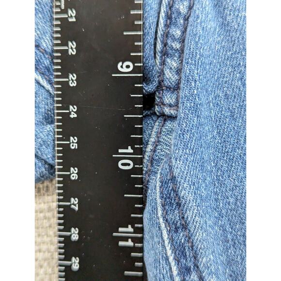 Old Navy Blue Jeans Size 12 Short Mid Rise Boot Cut -0424B169 - Picture 6 of 8